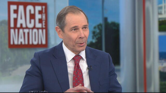 Sen. John Curtis appears on "Face the Nation with Margaret Brennan" on Sunday, Feb. 23, 2025. 