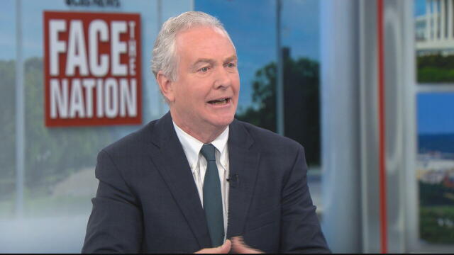 Sen. Chris Van Hollen appears on "Face the Nation with Margaret Brennan" on Sunday, Feb. 23, 2025. 