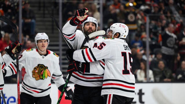 Blackhawks Ducks Hockey 