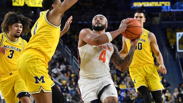 Illinois Michigan Basketball 