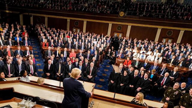 President Trump Gives State Of The Union Address 