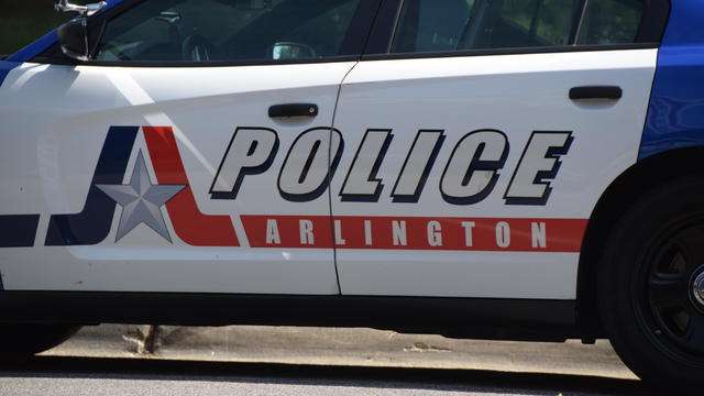 Dallas, Texas, USA. 8th July, 2016. Police cars oustide Dallas Police headquarters from other jurisdictions such as this one from the city of Arlington, TX