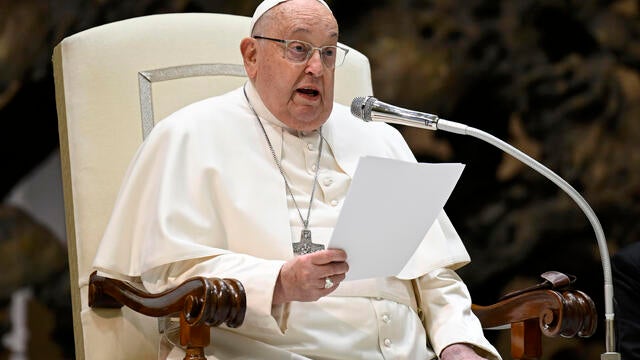 Pope Francis Delivers His Weekly Audience At The Vatican 