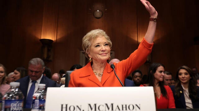 Senate Nomination Hearing Held For Linda McMahon To Be Secretary Of Education 