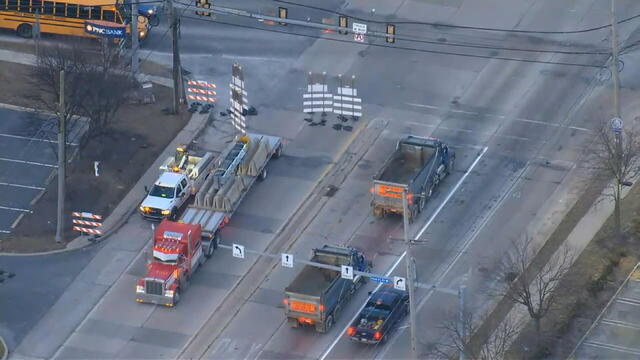 Route 202 road closure in King of Prussia 